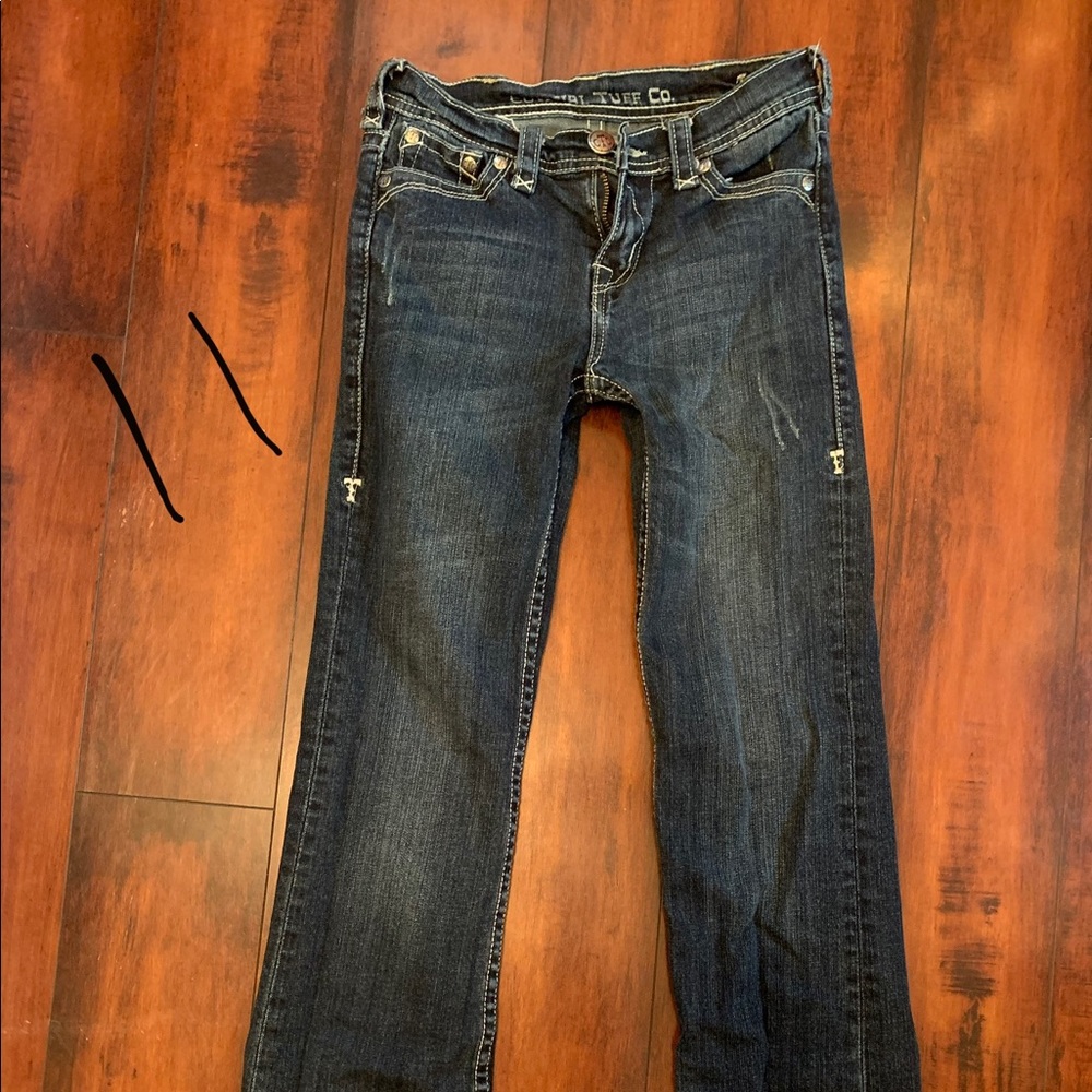 Cowgirl Tuff jeans. Girls size 11.